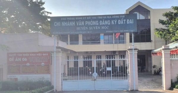 Văn phòng đăng kí đất đai Bà Rịa Vũng Tàu