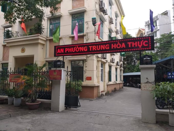 công an phường trung hòa