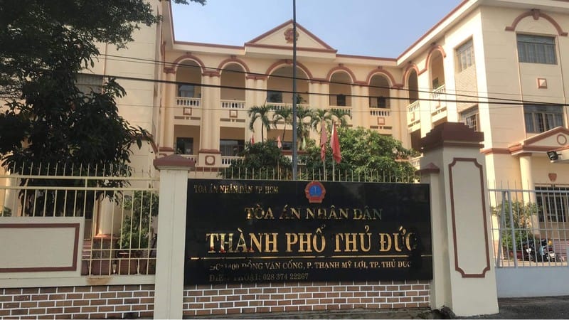 tòa án nhân dân thành phố thủ đức