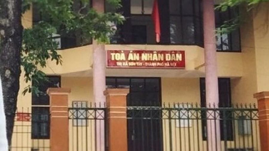 tòa án nhân dân thị xã sơn tây