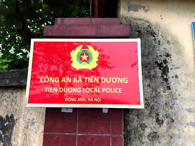 tổng đài công an xã Tiên Dương