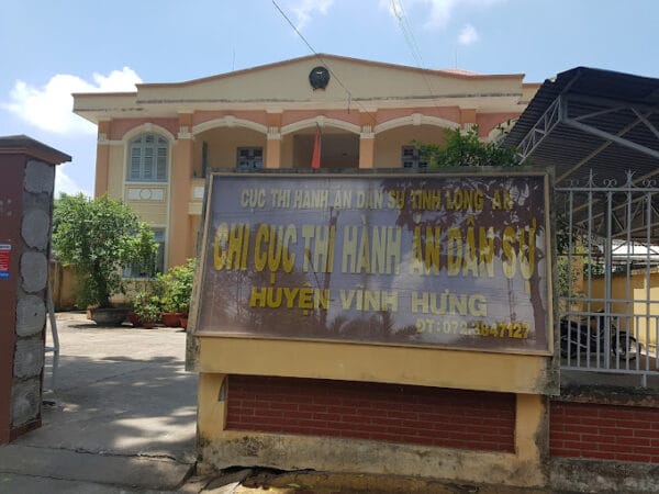 Số điện thoại chi cục thi hành án dân sự huyện Vĩnh Hưng