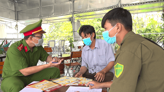 Số điện thoại công an xã Quyết Tiến