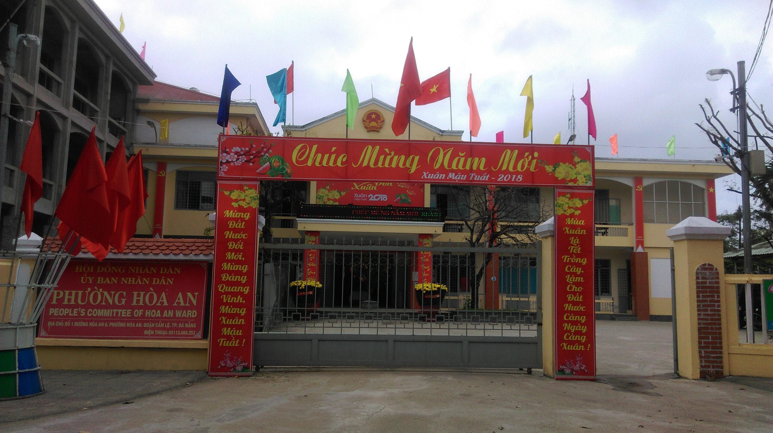 Số điện thoại của công an phường Hoà An