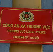 Số điện thoại của công an xã Thượng Vực