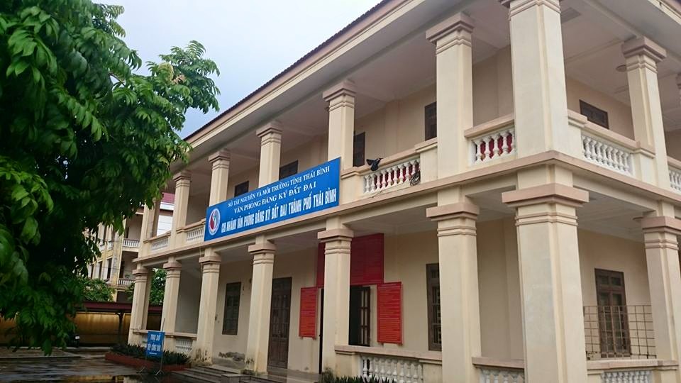 Văn phòng đăng kí đất đai Thái Bình
