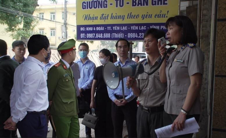 địa chỉ chi cục thi hành án dân sự Yên Lạc