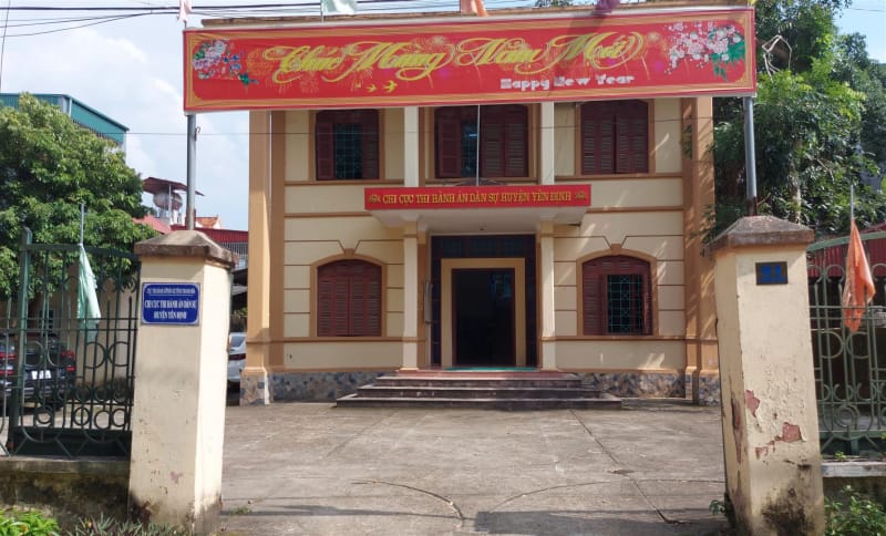 chi cục thi hành án dan sự Yên Lạc