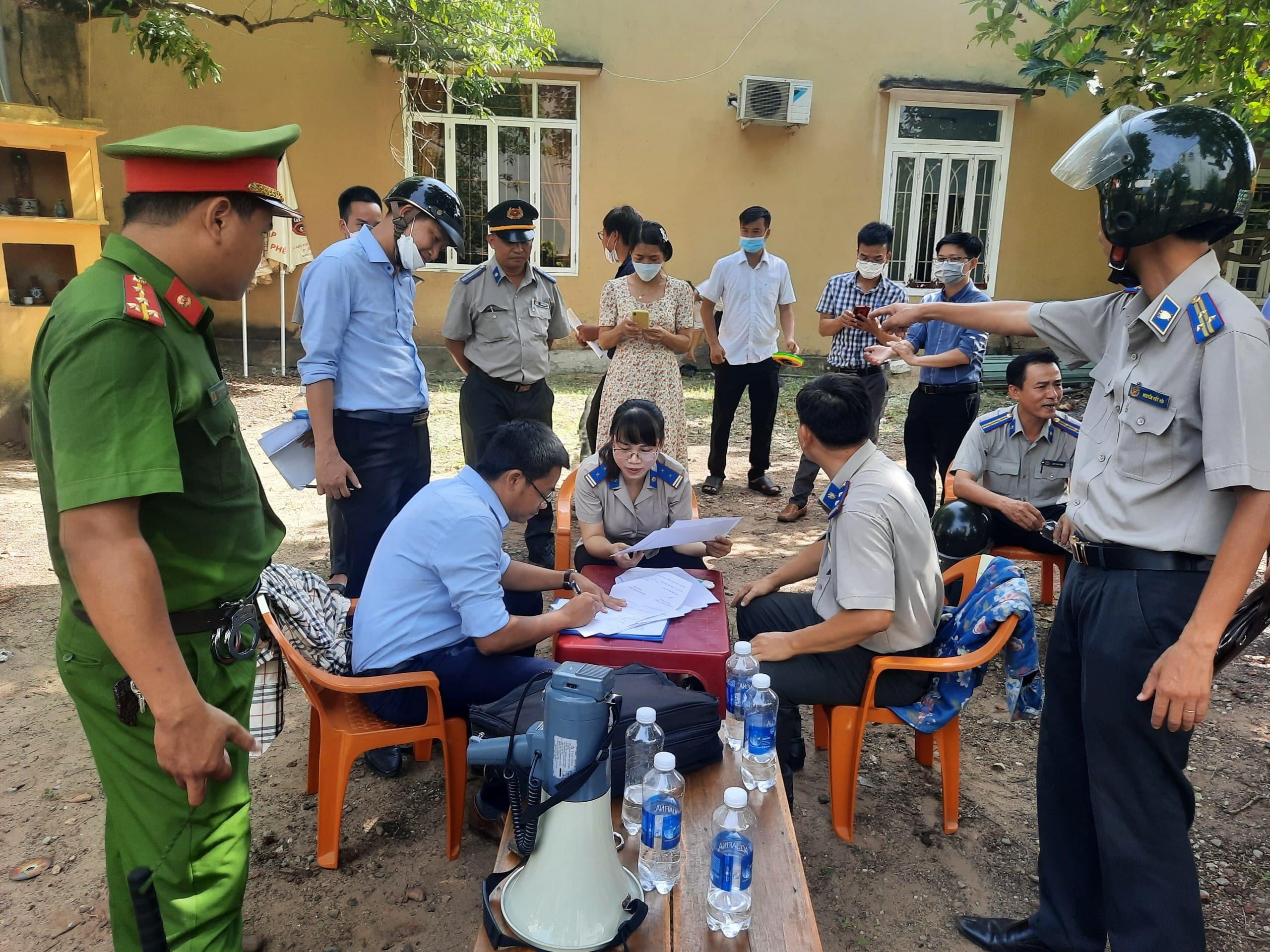 chi cục thi hành án dân sự huyện Lập Thạch