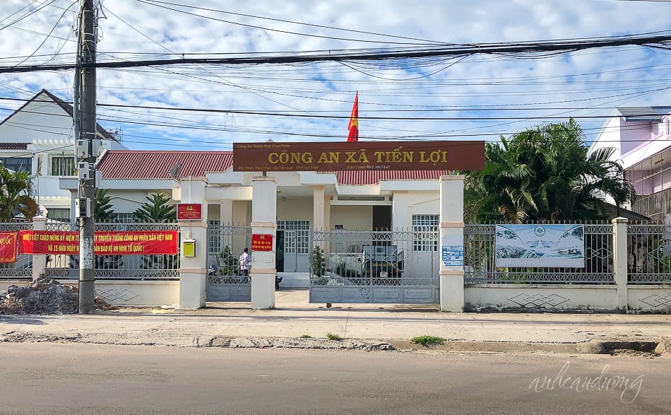 công an xã tiến lợi