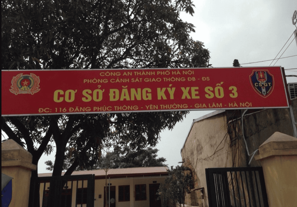 địa chỉ đăng kí xe ô tô tỉnh Hà Nội