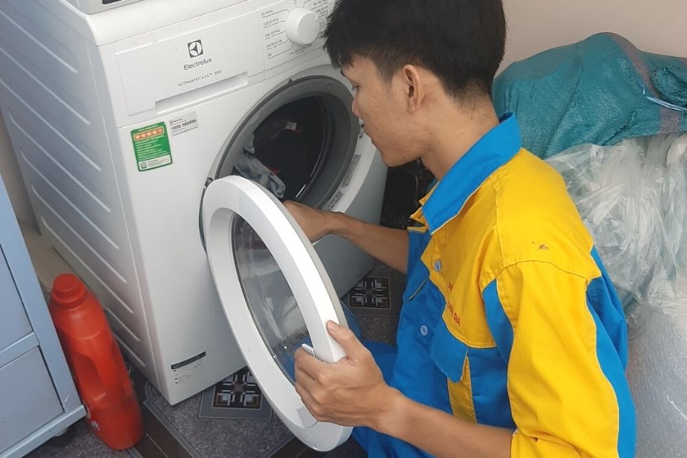 giá sửa chữa máy giặt tại long biên