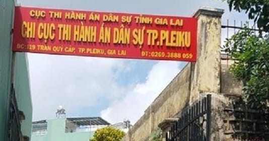 số điện thoại chi cục thi hành án dân sự Thành phố Pleiku