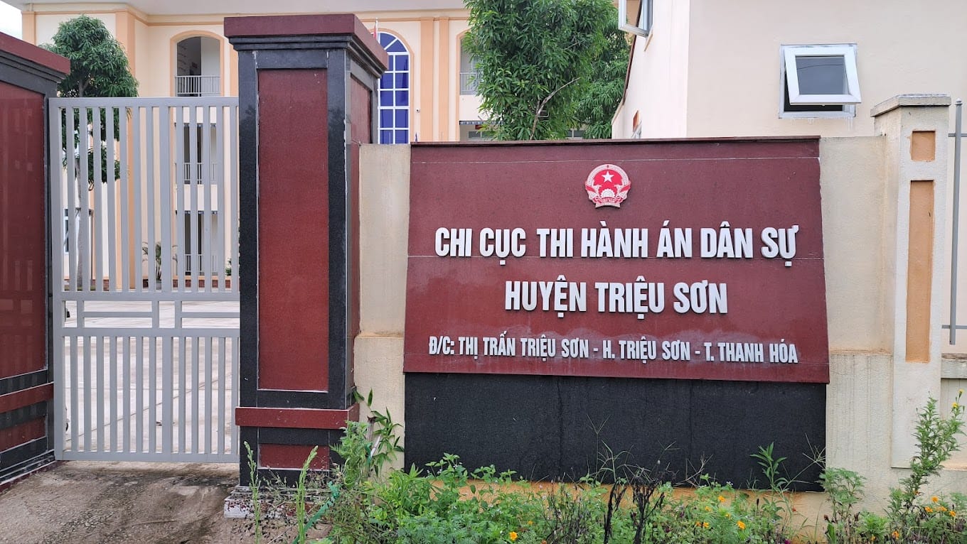 số điện thoại chi cục thi hành án dân sự huyện Triệu Sơn