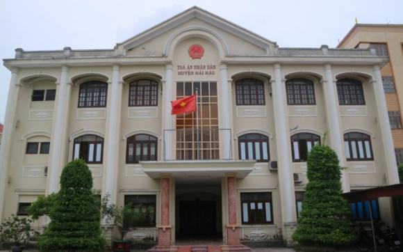 tòa án nhân dân huyện hải hậu