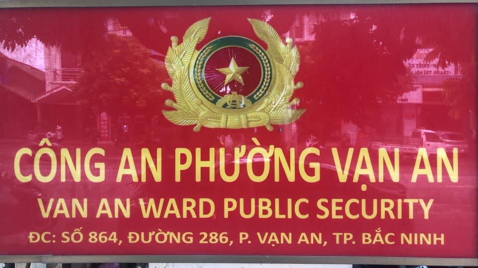 tổng đài công an phường Vạn An