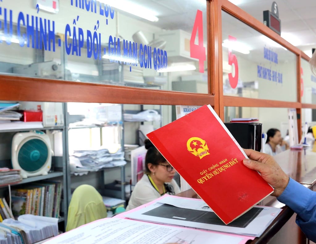 văn phòng đăng ký đất đai đất đỏ